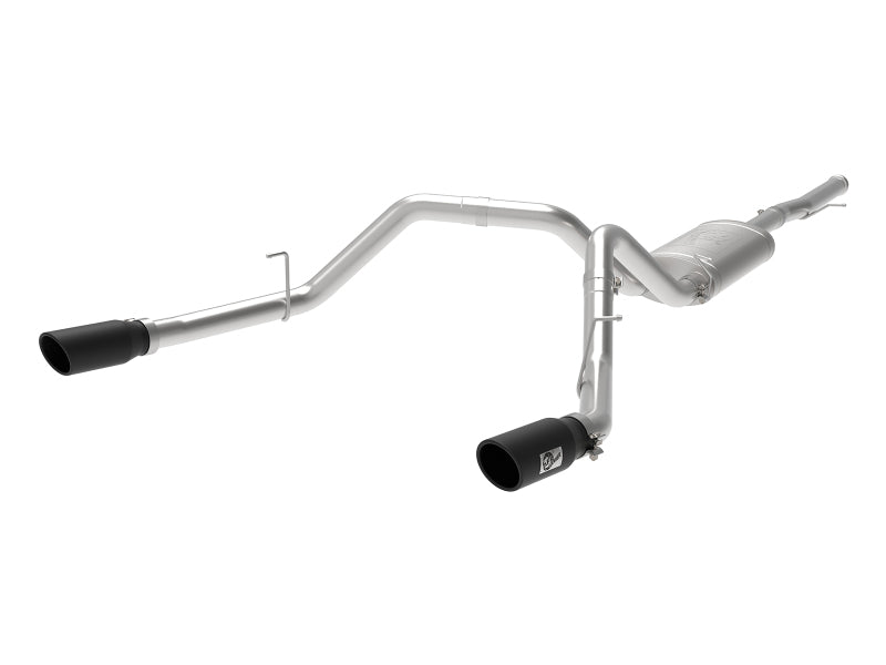aFe Apollo GT Series 3 IN 409 SS Cat-Back Exhaust System w/ Black Tip GM Sierra 1500 09-18 Catback aFe
