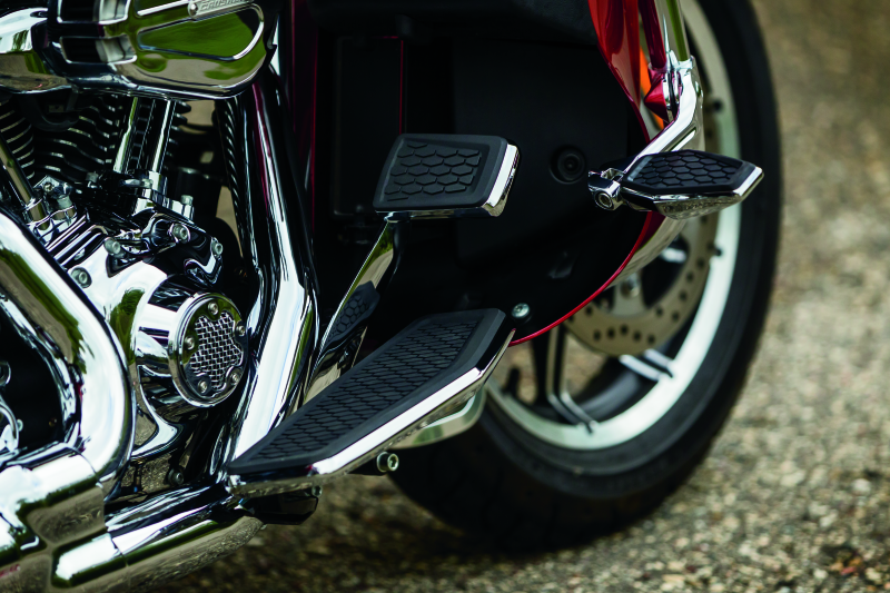 Kuryakyn Hex Brake Pedal Pad Chrome Bolts Kuryakyn
