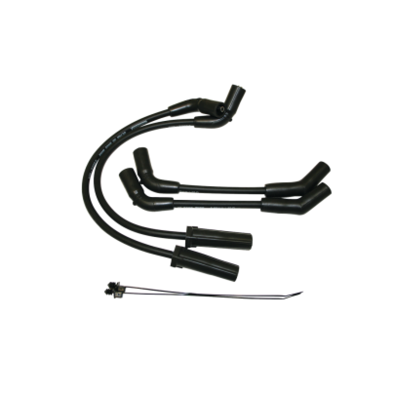 Moroso 2018+ Harley-Davidson Ultra 40 Milwaukee 8 Softail Wire Set - Black Spark Plug Wire Sets Moroso