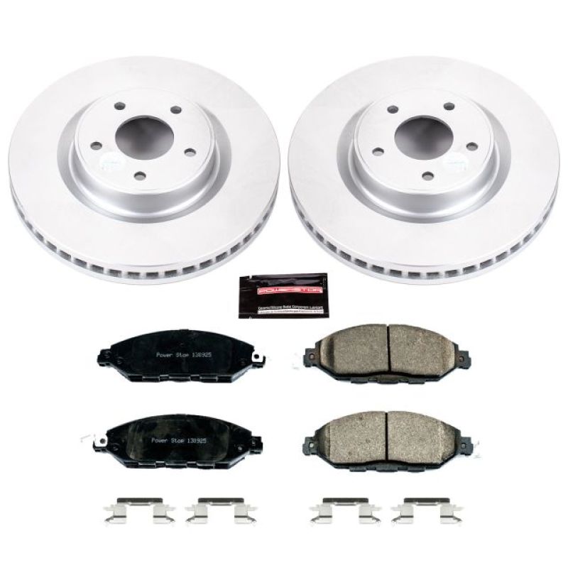 Power Stop 2013 Infiniti JX35 Front Z17 Evolution Geomet Coated Brake Kit Brake Kits - Performance Blank PowerStop