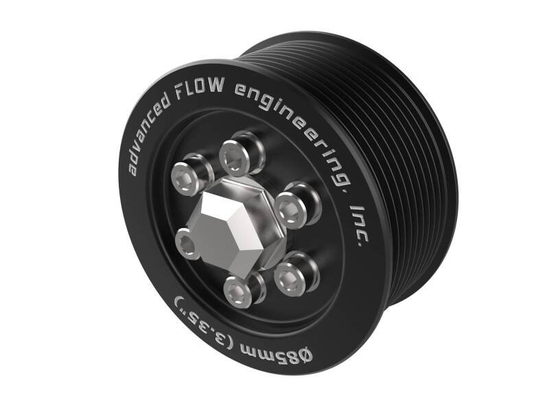 aFe 15-23 Dodge Challenger / 15-23 Dodge Charger SRT Hellcat 3.35in Supercharger Power Pulley Kit Pulleys - Crank, Underdrive aFe