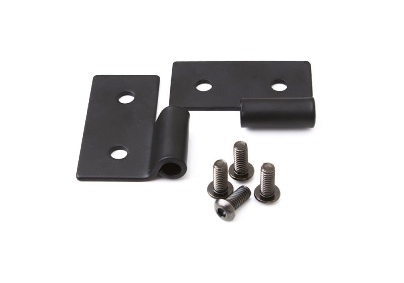 Rampage 1976-1983 Jeep CJ5 Lower Door Hinge Brackets - Black Doors Rampage
