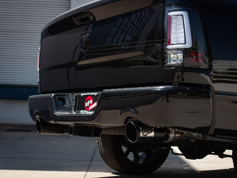 aFe 09-18 Ram 1500 V8 5.7L Hemi Gemini XV 3in 304 SS Cat-Back Exhaust w/ Black Tips Catback aFe