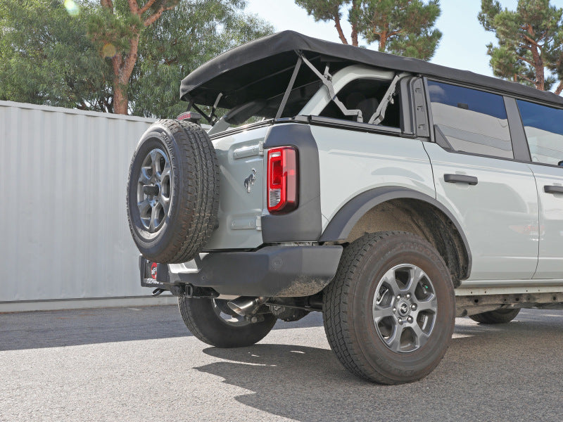aFe Apollo GT 3in 409 SS Cat-Back Exhaust 2021 Ford Bronco L4-2.3L (t)/V6-2.7L (tt) w/ Polished Tips Catback aFe