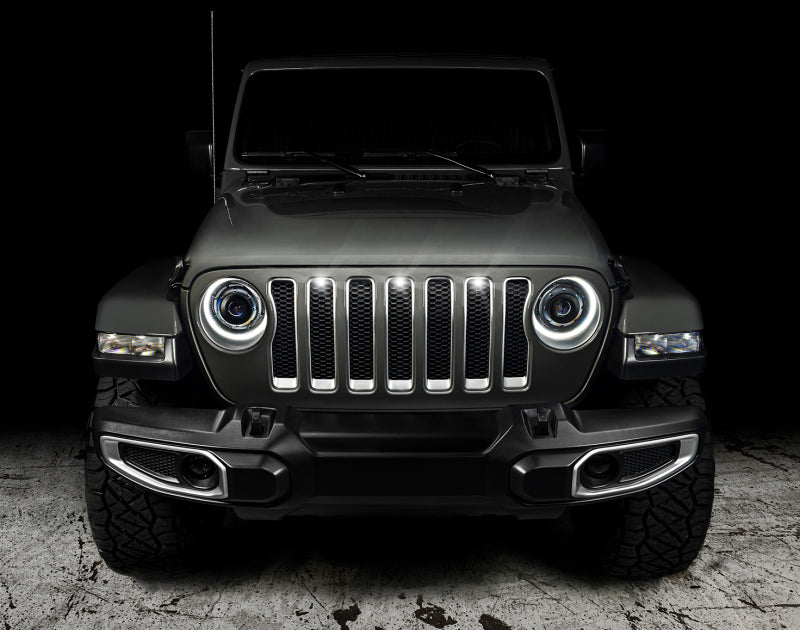 Oracle Pre-Runner Style LED Grille Kit for Jeep Wrangler JL - White Light Strip LED ORACLE Lighting