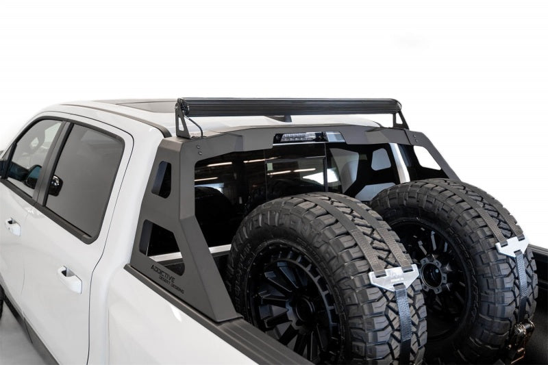 Addictive Desert Designs 2021 Dodge Ram 1500 TRX Stealth Fighter Chase Rack - Hammer Black Chase Racks Addictive Desert Designs