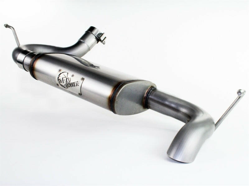 aFe MACHForce XP 07-17 Jeep Wrangler V6-3.6/3.8L 409 SS 2.5in Axle-Back Exhaust Axle Back aFe