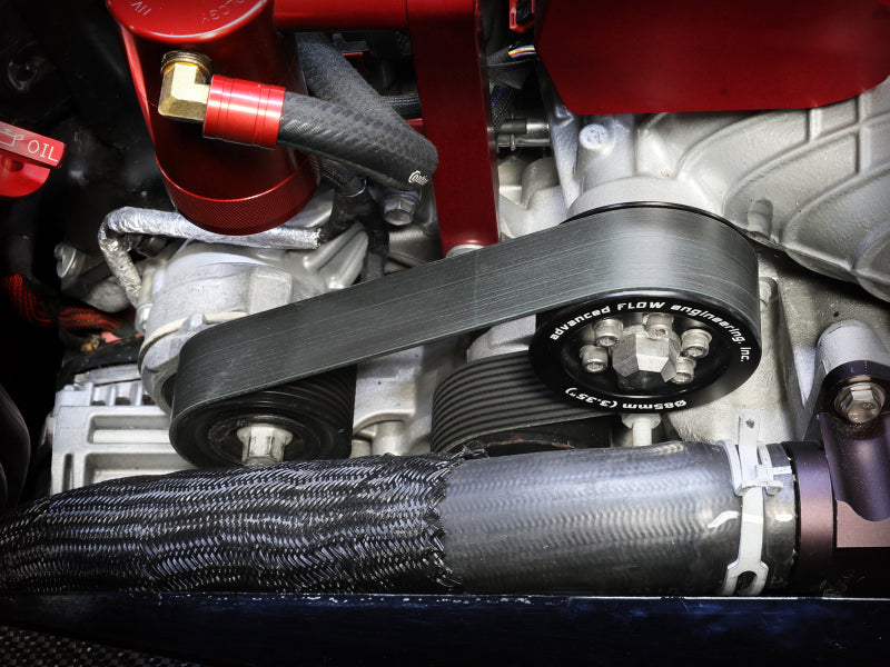aFe 15-23 Dodge Challenger / 15-23 Dodge Charger SRT Hellcat 3.35in Supercharger Power Pulley Kit Pulleys - Crank, Underdrive aFe