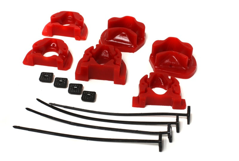 Energy Suspension 92-00 Honda Civic (Except 99-00 Si) / 93-97 Del Sol Red Motor Mount Inserts (Manua Bushing Kits Energy Suspension