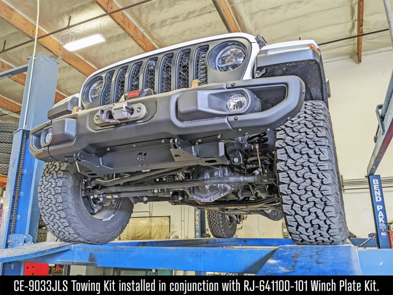 RockJock JL/JT Tow Bar Mounting Kit Steel Bumper Tow Bars RockJock