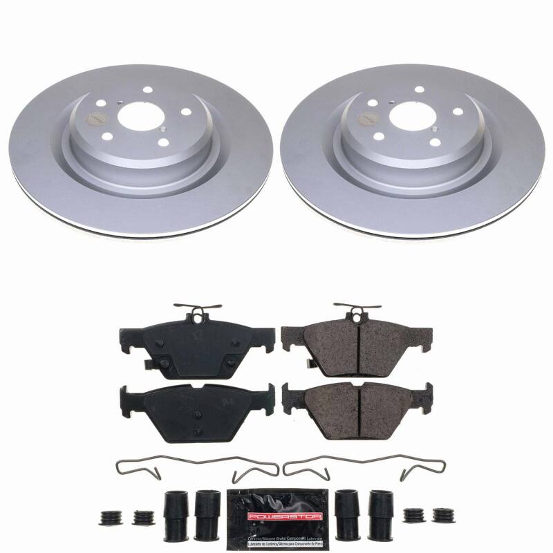 Power Stop 19-20 Subaru Ascent Rear Z23 Coated Brake Kit Brake Kits - Performance D&S PowerStop