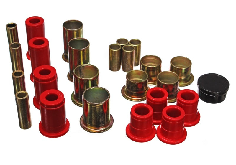 Energy Suspension 82-04 Ford Blazer/S10/S15 PickUp 2WD Red Front Control Arm Bushing Set Bushing Kits Energy Suspension