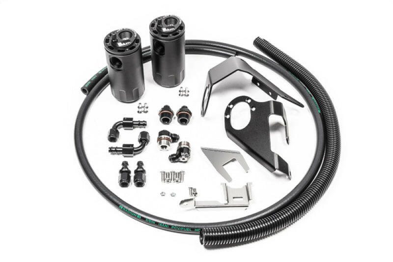 Radium Engineering 2009+ Nissan 370Z (VQ37VHR) Catch Can Kit - Fluid Lock Oil Catch Cans Radium Engineering