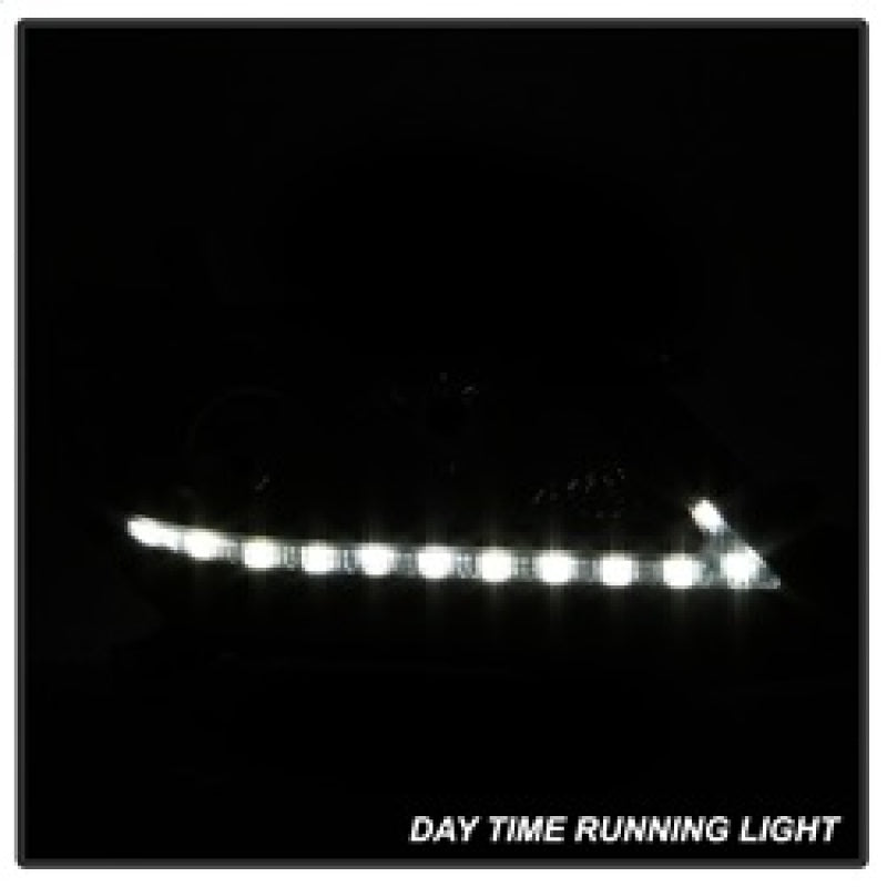 Spyder Toyota Sienna 2011-2014 Projector Headlights - DRL LED - Black PRO-YD-TSEN11-DRL-BK Headlights SPYDER