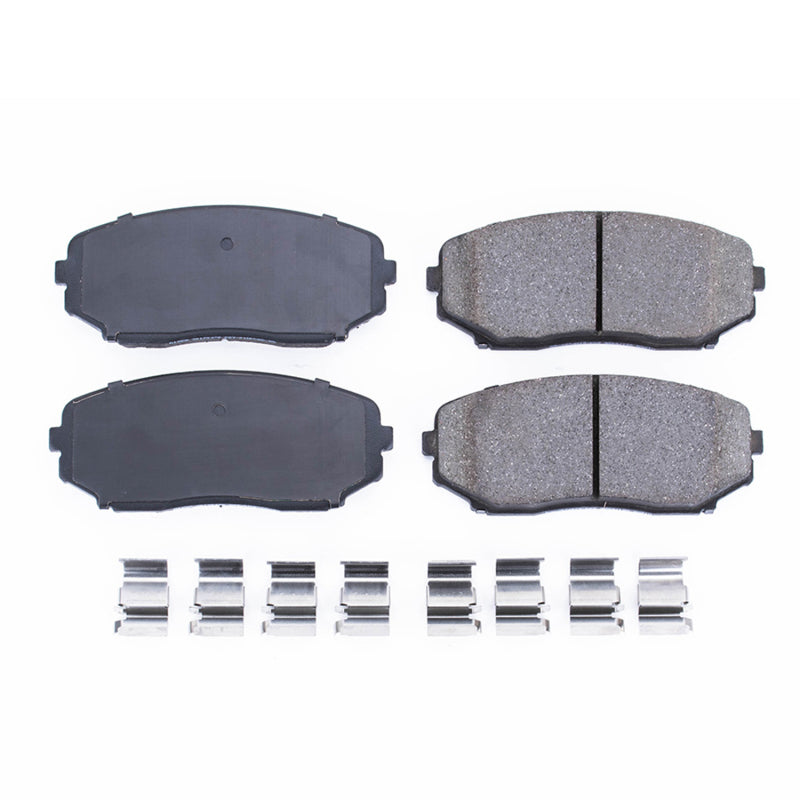 Power Stop 2021 Mazda CX-5 Front Z17 Evo Ceramic Brake Pads w/Hardware Brake Pads - OE PowerStop