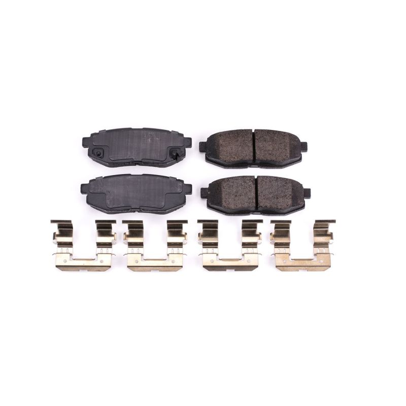 Power Stop 13-16 Scion FR-S Rear Z17 Evolution Ceramic Brake Pads w/Hardware Brake Pads - OE PowerStop