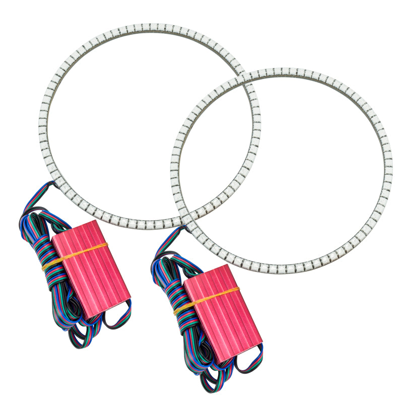 Oracle Jeep Wrangler JL/Gladiator JT LED Surface Mount Headlight Halo Kit- w/o Controller Fog Lights ORACLE Lighting