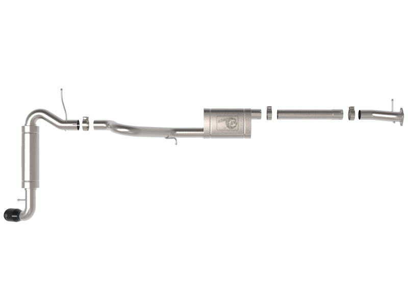aFe Apollo GT 3in 409 SS Cat-Back Exhaust 2021 Ford Bronco L4-2.3L (t)/V6-2.7L (tt) w/ Black Tip Catback aFe