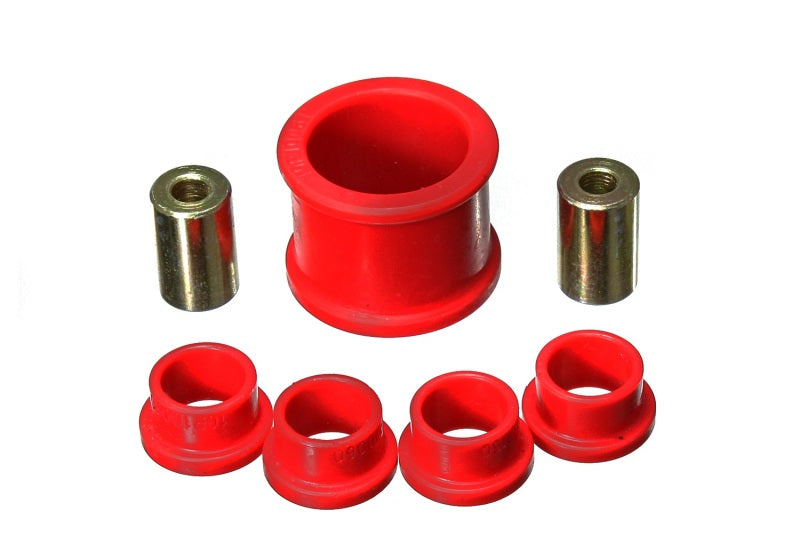 Energy Suspension 06-11 Honda Civic Si Red Power Steering Rack Bushing Set Bushing Kits Energy Suspension