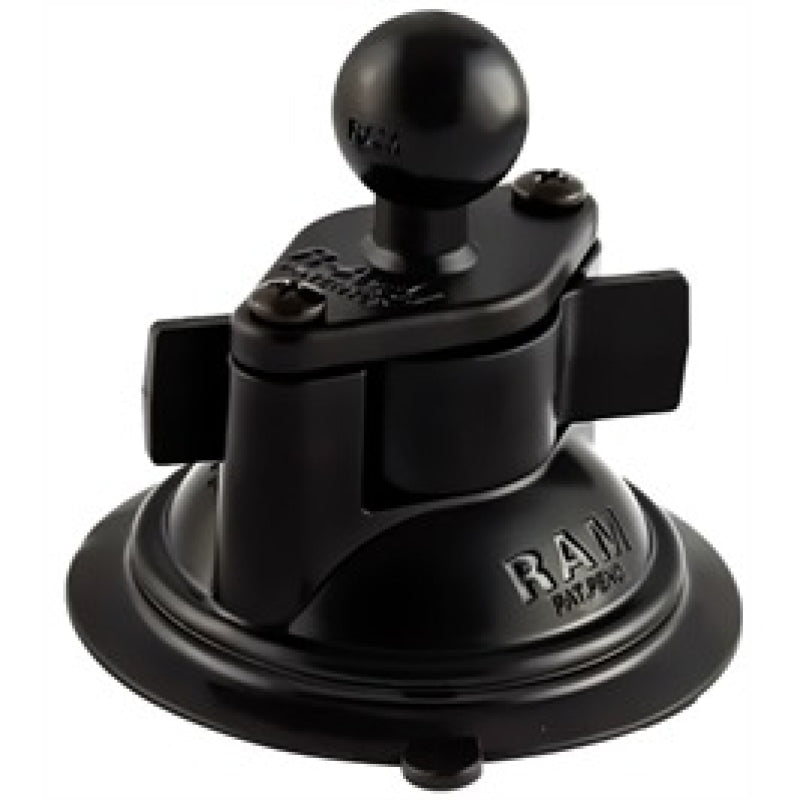 sPOD Ram Mount Suction Cup Twist Lock Base 3.3in w/1in Ball Light Mounts SPOD