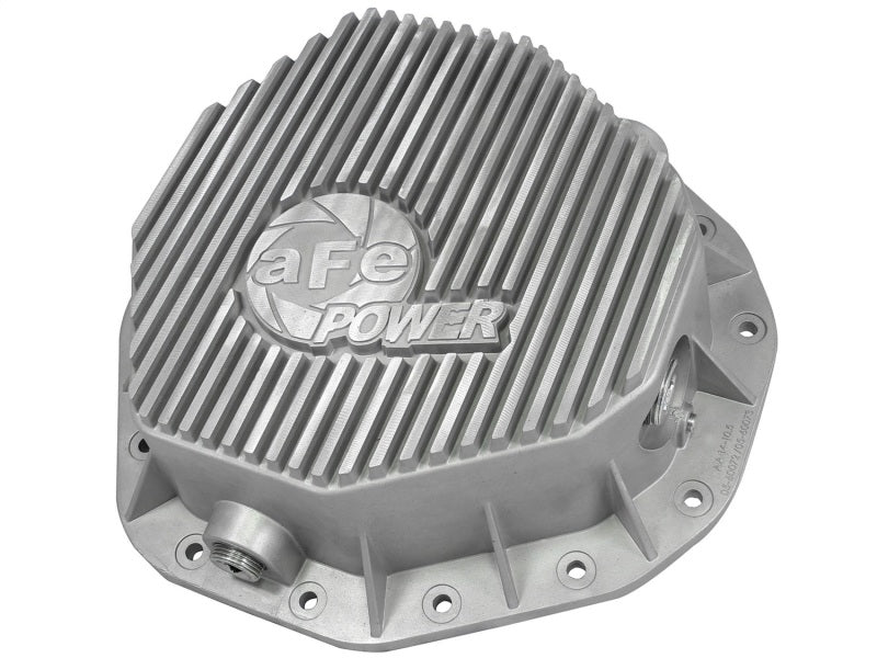 aFe Rear Differential Cover (Raw; Street Series); Dodge Diesel Trucks 03-05 L6-5.9L (td) Diff Covers aFe