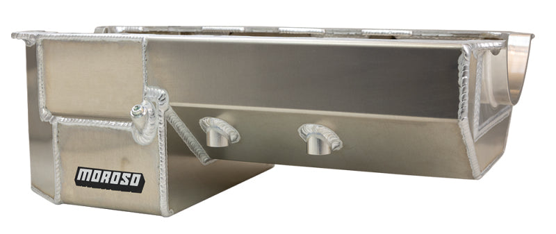 Moroso Donovan 700/DRC2 Big Block (w/Double Power Kick Outs) Wet Sump 6-7qt 8in Aluminum Oil Pan Oil Pans Moroso