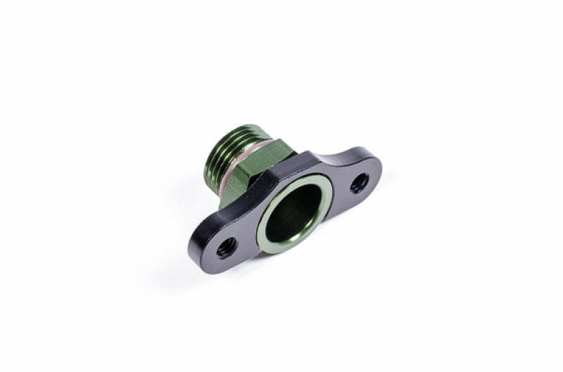 Radium Engineering FPR Adapter - 8AN ORB 16mm Bore 39mm Spacing M6 - Evolution 8/9 4G63 Fuel Pressure Regulators Radium Engineering