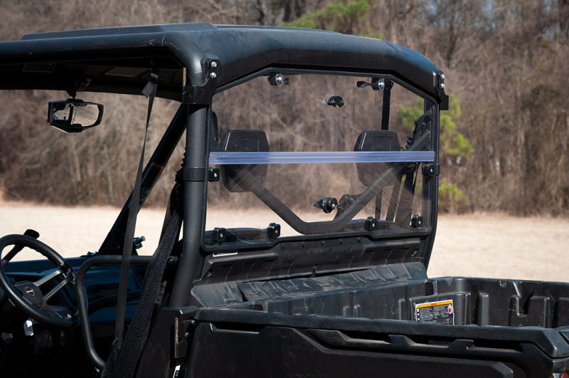 Seizmik 16-23 Can Am Defender HD5-HD10/MAX Rear Windshield Folding Poly carb Windshields Seizmik