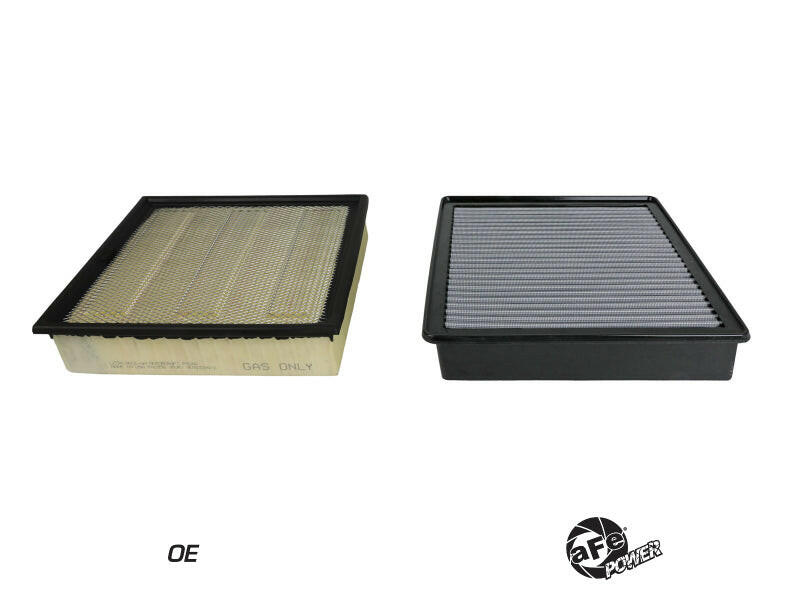 aFe MagnumFLOW Pro DRY S OE Replacement Filter 2020 Ford Trucks V8 6.7L (td)/7.3L Air Filters - Universal Fit aFe