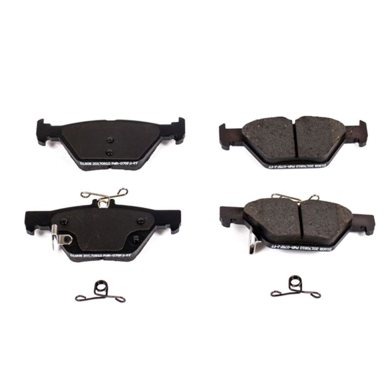 Power Stop 2019 Subaru Ascent Rear Z17 Evolution Ceramic Brake Pads w/Hardware Brake Pads - OE PowerStop