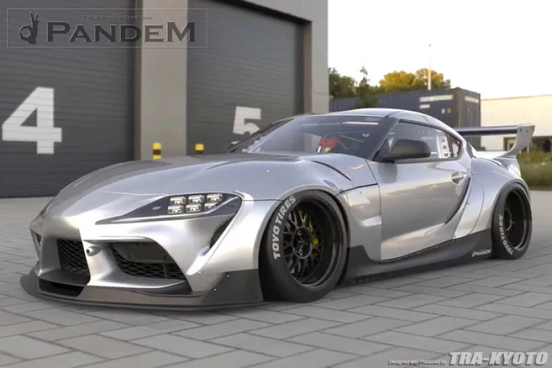 GReddy Pandem RB 2019+ Toyota Supra A90 Complete Wide Body Aero Kit w/ Wing Body Kits GReddy
