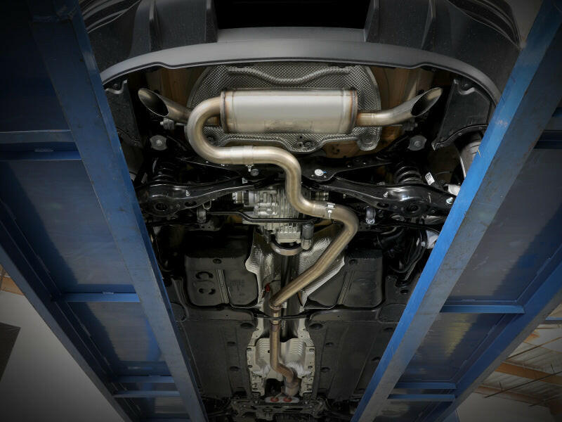 aFe MACH Force-Xp 3in - 2 1/2in SS Cat Back Exhaust System VW Tiguan 18-22 2.0 110in Wheelbase (AWD) Catback aFe