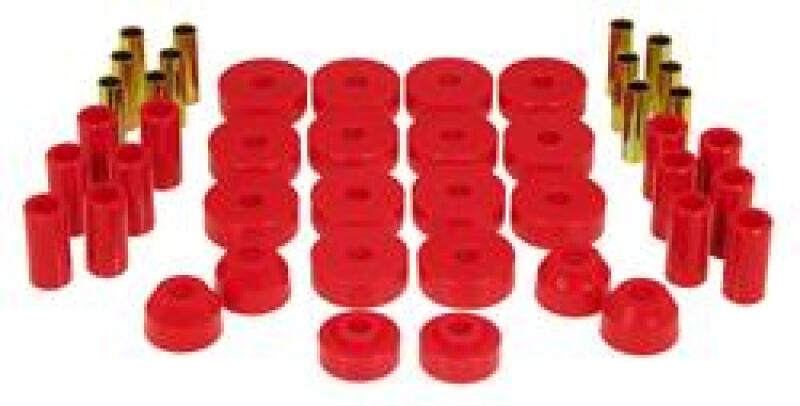 Prothane 55-75 Jeep CJ5/7 Total Kit - Red Bushings - Full Vehicle Kits Prothane