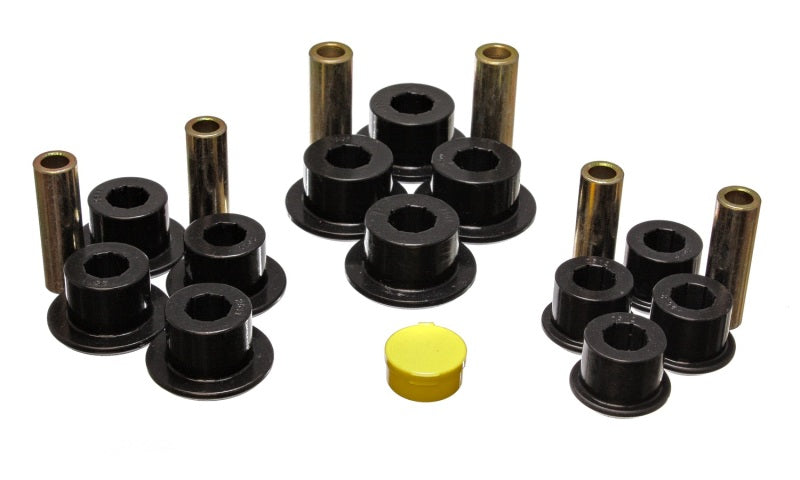 Energy Suspension Chevy Rear Leaf Spring Set - Black Bushing Kits Energy Suspension