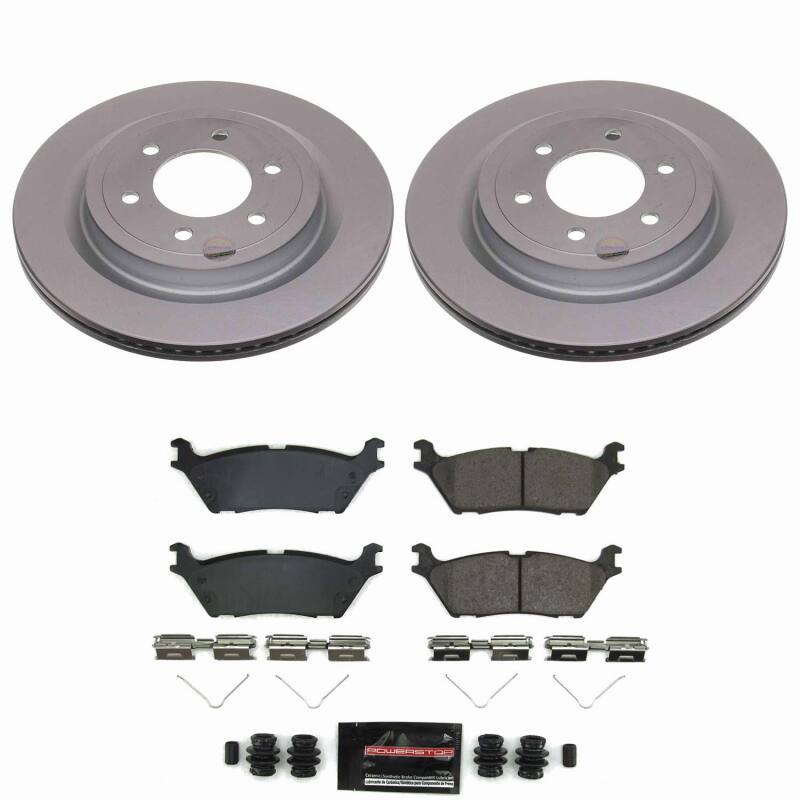 Power Stop 21-26 Ford F-150 Rear Z23 Coated Brake Kit Brake Kits - Performance D&S PowerStop