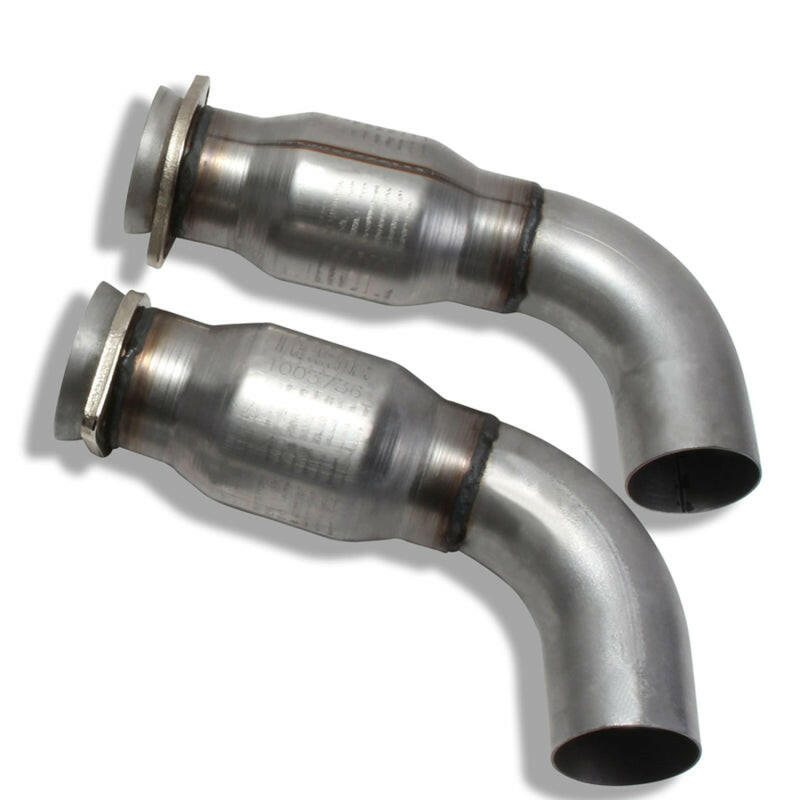 BBK 05-20 Dodge Challenger/Charger 6.1/6.2/6.4L Hemi 3in Catted High Flow Mid Pipe Connecting Pipes BBK