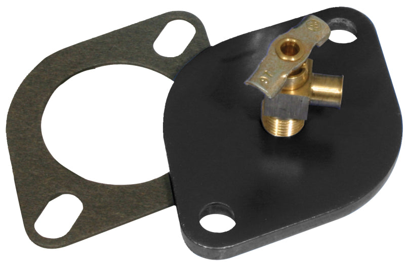 Moroso Chevrolet Waterneck Bleeder Plate Block Off Plates Moroso