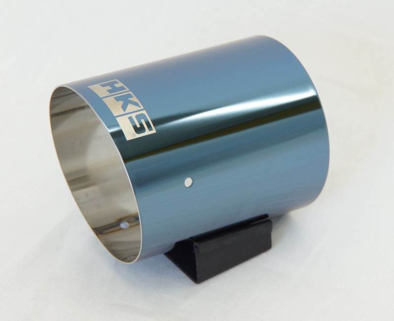 HKS Hi-Power SPEC-L Tail Tip Cover 94mm - Blue-SUS Tip Catback HKS