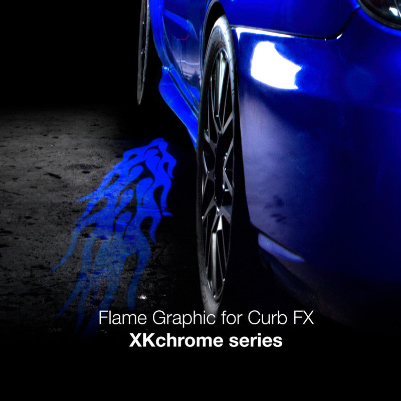 XK Glow 2pc CurbFX Film+Optic Flame Style Light Accessories and Wiring XKGLOW