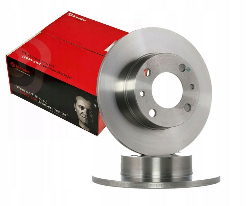 Brembo 06-09 Audi A3/A3 Quattro/2015 Q3/Q3 Quattro Rear Premium UV Coated OE Equivalent Rotor Brake Rotors - OE Brembo OE