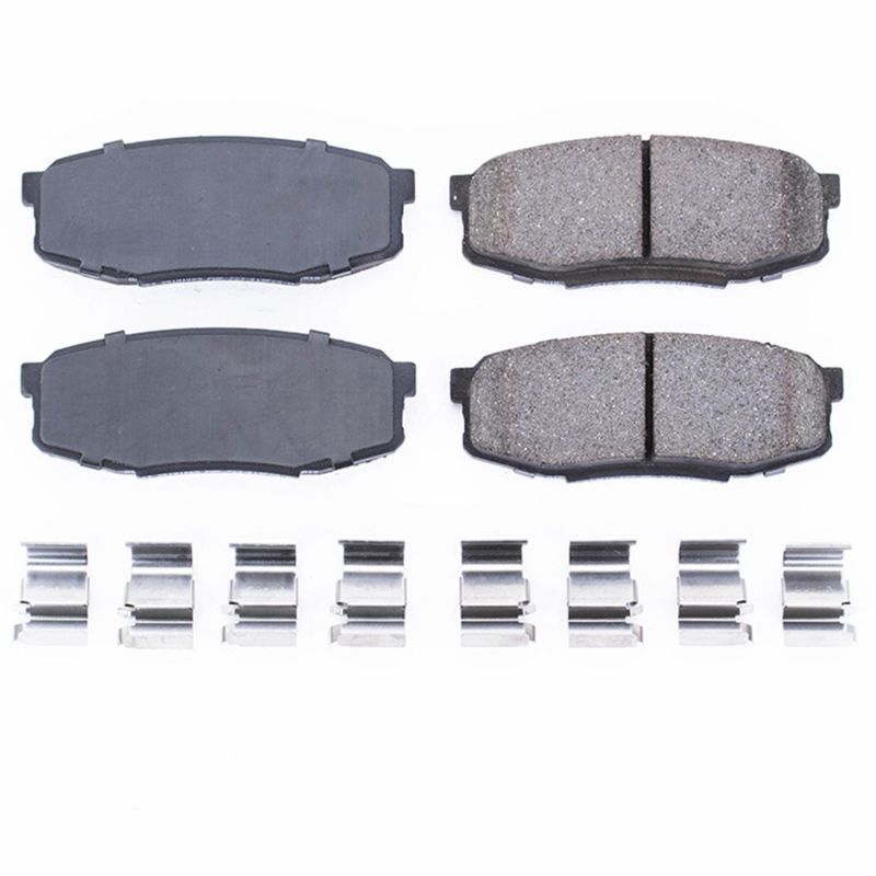 Power Stop 08-11 Lexus LX570 Rear Z17 Evolution Ceramic Brake Pads w/Hardware Brake Pads - OE PowerStop