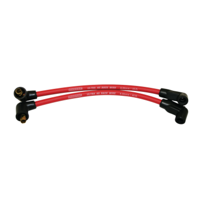 Moroso 82-89 Harley-Davidson FXR Ultra 40 Wire Set - Red Spark Plug Wire Sets Moroso