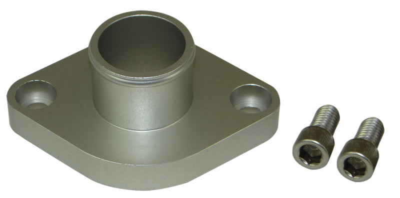 Moroso Chevrolet Big Block/Small Block Water Outlet Filler Neck - 1.5in Hose w/O-Ring - Aluminum Coolant Fill Necks Moroso