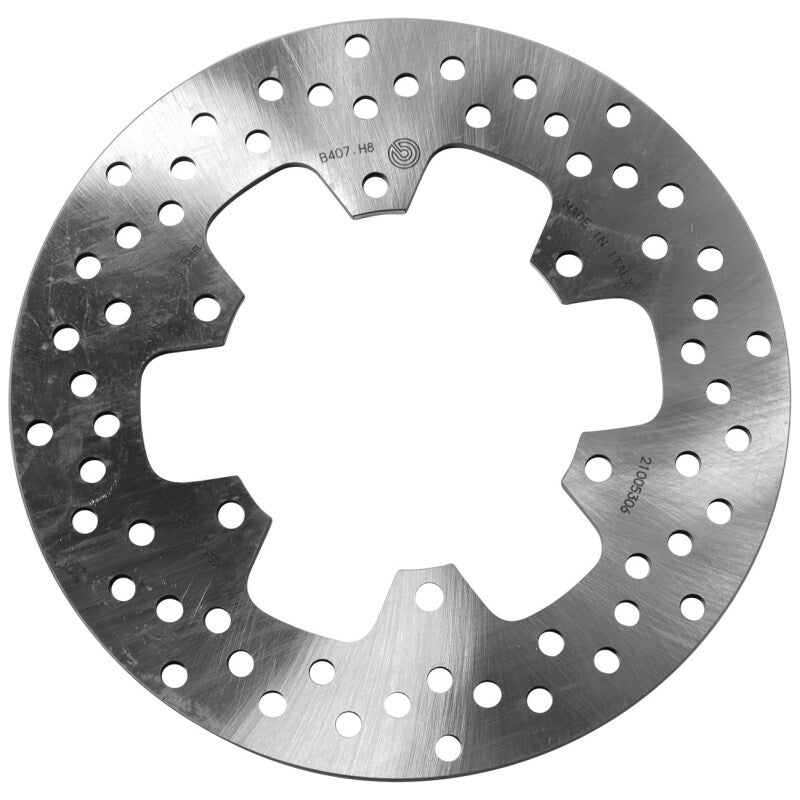 Brembo OE 98-03 Yamaha FZS Fazer 600CC/14-15 Ducati Panigale 899CC 245x5mm Brake Disc - Rear Fixed Brake Rotors - Slotted Brembo OE
