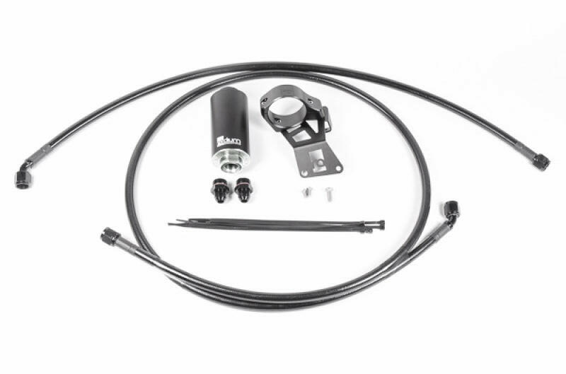 Radium Engineering Mitsubishi EVO X Fuel Hanger Feed Kit - Stainless Filter Fuel Pump Hangers Radium Engineering
