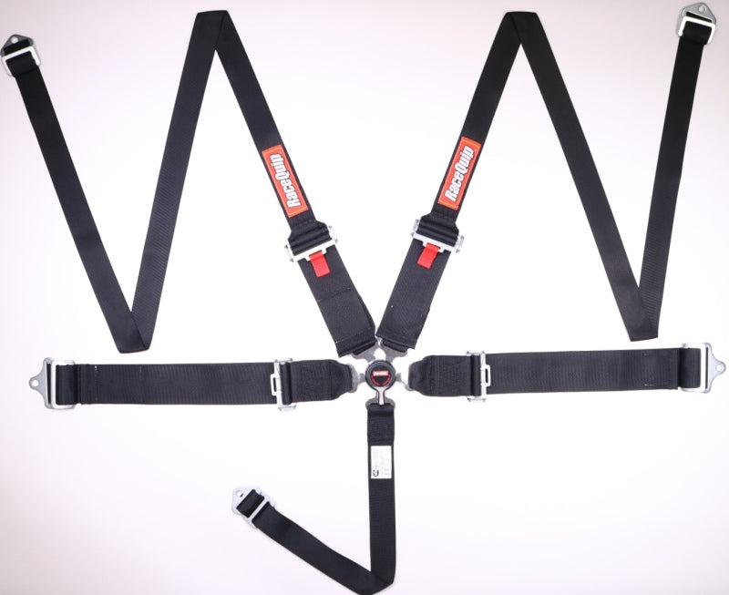 RaceQuip Black SFI CAMLOCK 5pt PD Lap HNR Seat Belt Seat Belts & Harnesses Racequip