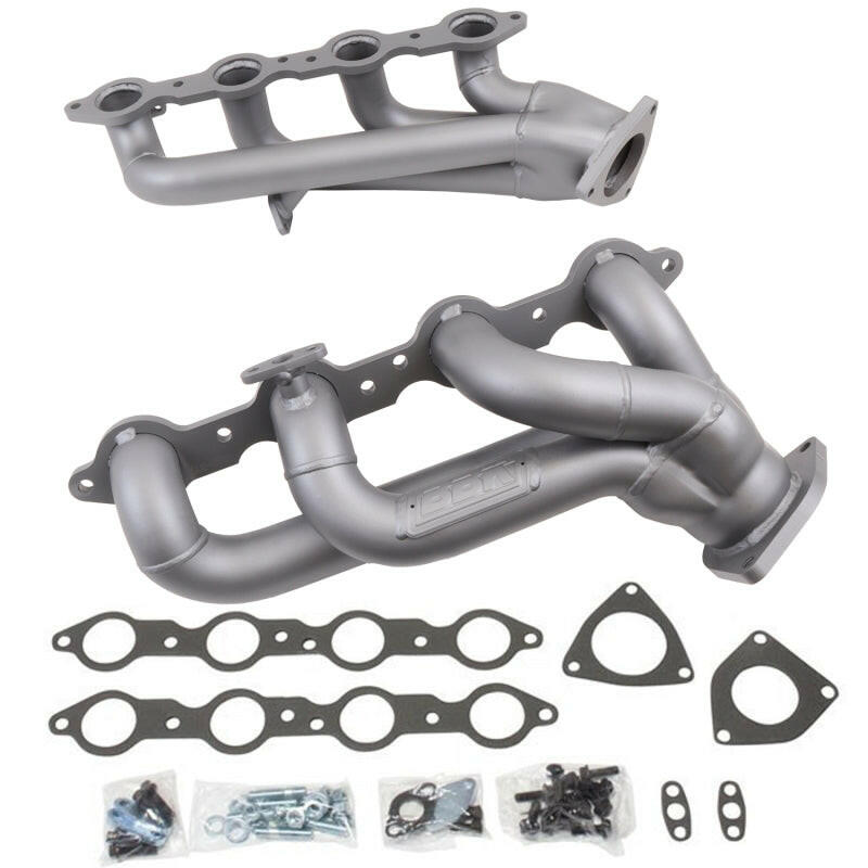 BBK 99-04 GM Truck SUV 4.8 5.3 Shorty Tuned Length Exhaust Headers - 1-3/4 Titanium Ceramic Headers & Manifolds BBK