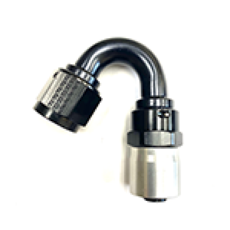 Fragola -10AN Male Rad. Fitting x 150 Degree Sport Crimp Hose End Fittings Fragola
