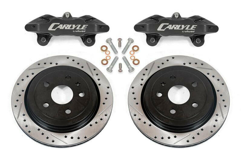 BMR 97-04 Chevrolet Corvette C5 Brake Kit For 15in Conversion Drilled & Slotted Rotors Black Caliper Brake Kits - Performance D&S BMR Suspension