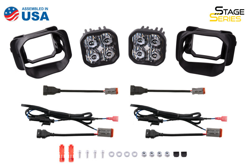 Diode Dynamics SS3 Pro Type F2 Kit - Yellow SAE Fog Fog Lights Diode Dynamics